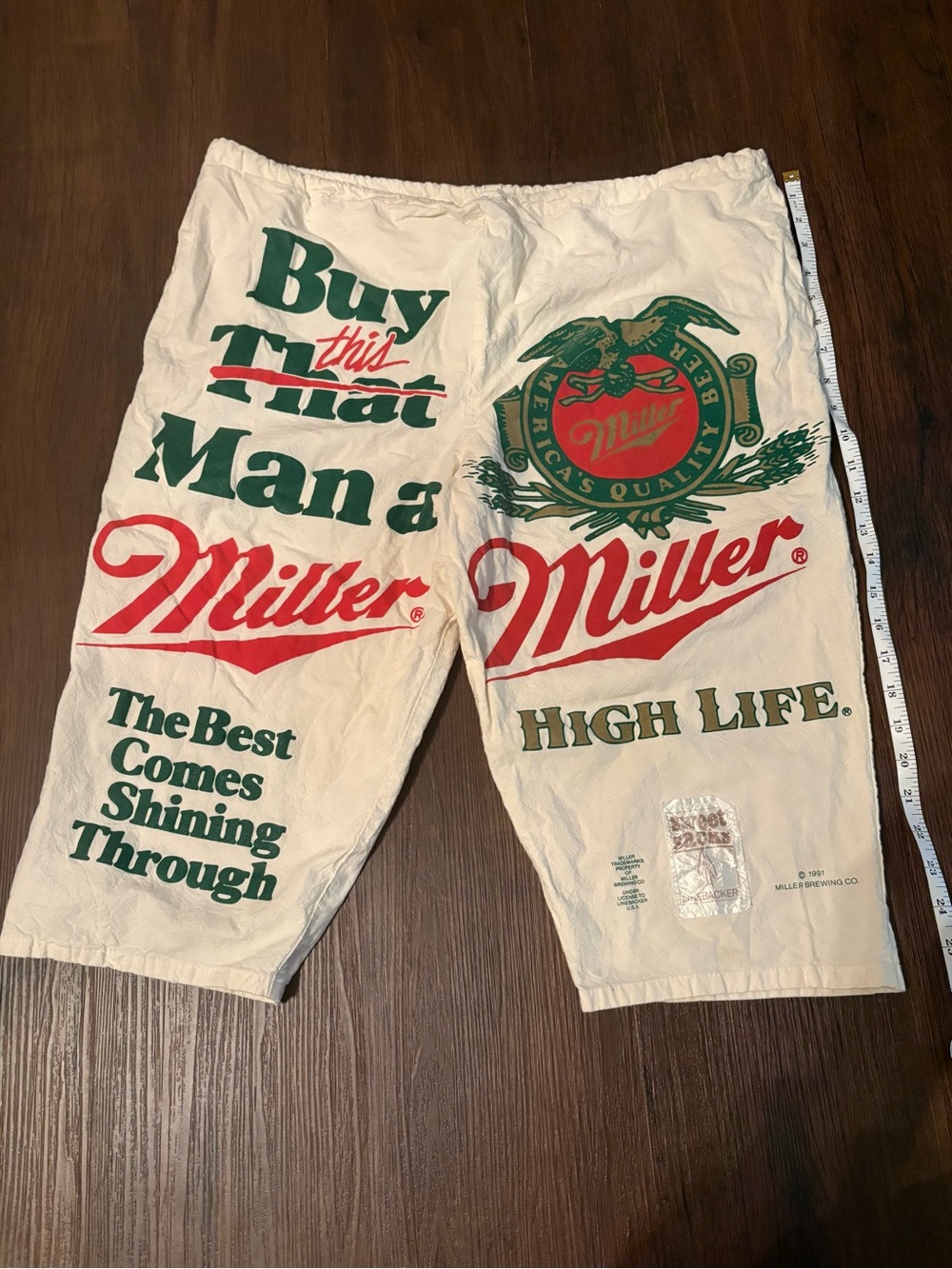 Vintage Miller High Life Graphic Logo Shorts